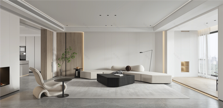 洛陽(yáng)室內(nèi)裝修設(shè)計(jì)公司，極簡(jiǎn)風(fēng)客廳裝修案例