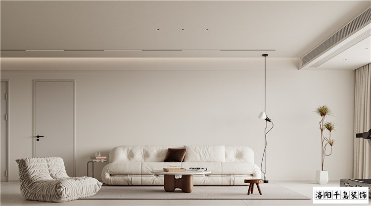 洛陽現(xiàn)代風客廳裝修案例