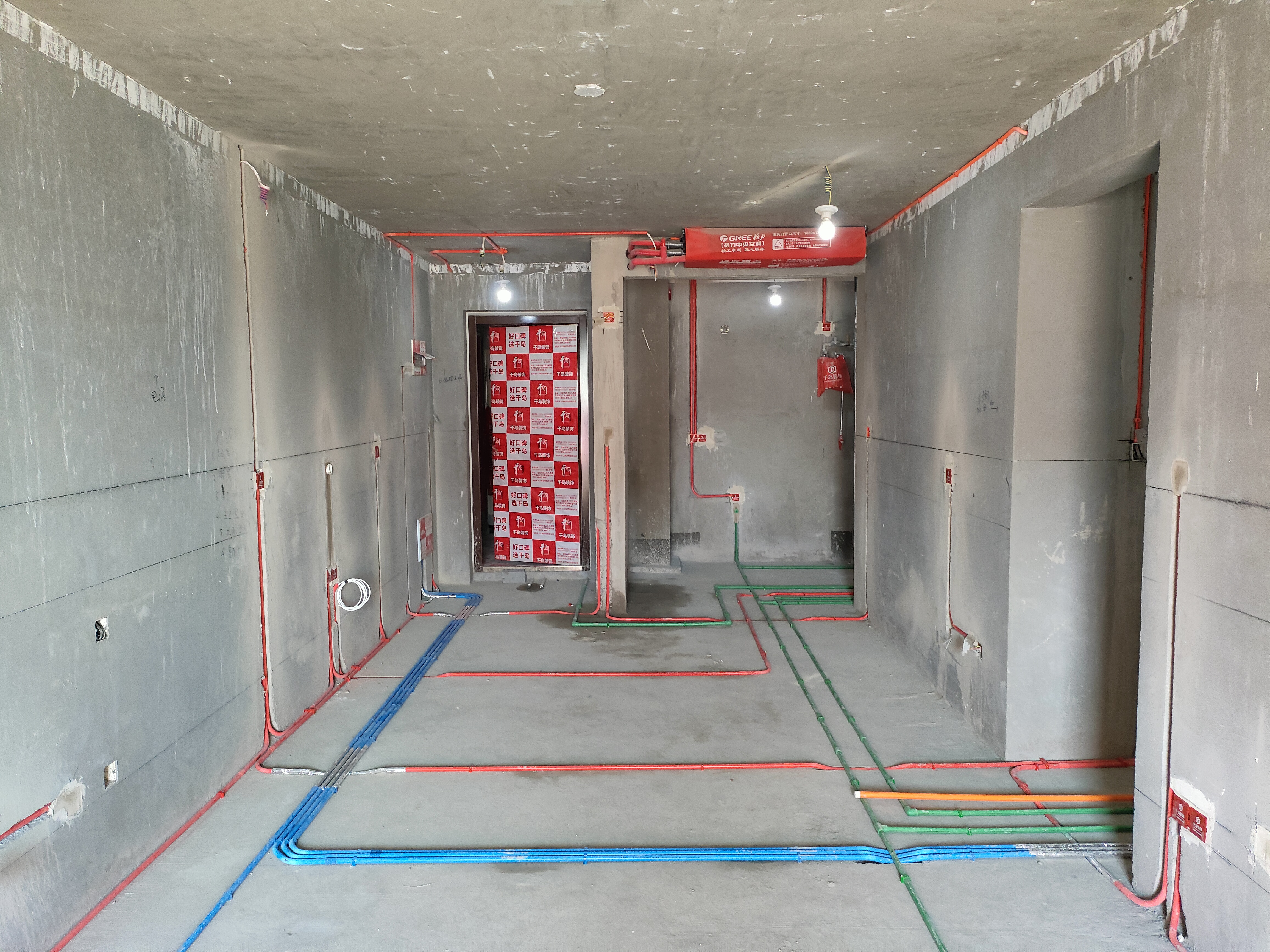 洛陽裝修水電施工現(xiàn)場