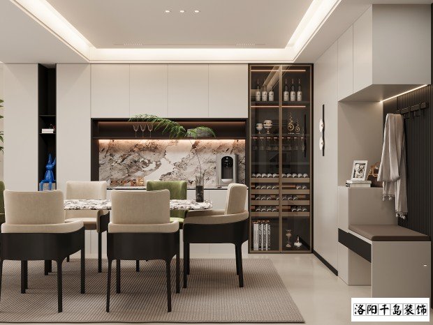 輕奢風(fēng)餐廳裝修案例